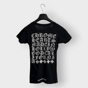 STEAL! 2010s Chrome Hearts Horseshoe Eye Chart Tee